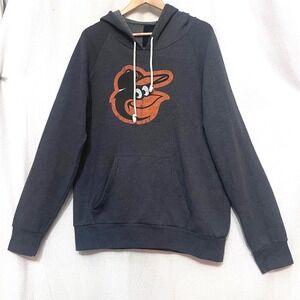 Men's Baltimore Orioles Antigua Charcoal Victory Pullover Team Logo Hoodie XL